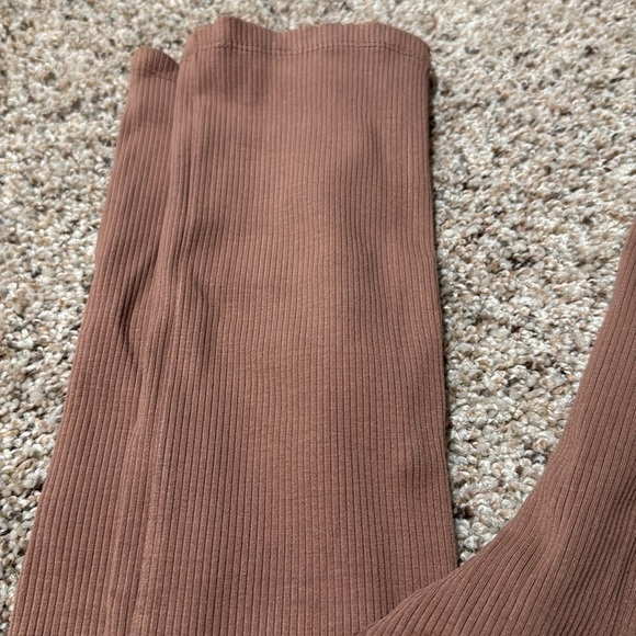 NWOT Naked Wardrobe Women's Ribbed Sculpting  Leggings - Picture 2 of 6